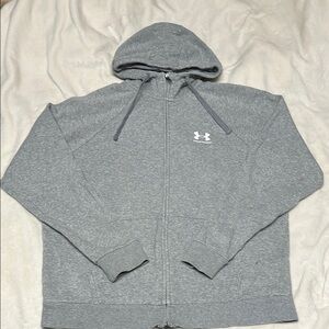 Gray Zip-Up Hoodie